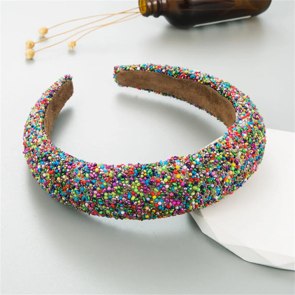 Sweet Donut Candy-Colored Wide Edge Headband for Girls Women Hairband Adult Fashion Hair Headwear Party Jewley Accessories