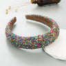Sweet Donut Candy-Colored Wide Edge Headband for Girls Women Hairband Adult Fashion Hair Headwear Party Jewley Accessories