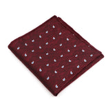 High Grade New Style Jacquard Woven Hanky Pocket Square Dot Striped Floral Handkerchief Fit Formal Party Workplace Suit Gift