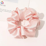 Silk Hair Scrunchies Elastic Hair Bands Not Hurt Hair Women Elegant Headwear Hair Ties Ponytail Holder Hair Rope Rubber Bands