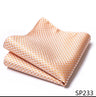 High Grade Brand Silk Kerchief Man Dark Blue Striped April Fool's Day Fit Formal Party Pocket Square Handkerchiefs Suit Hanky