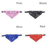 Dog Bandanas Large Pet Scarf Pet Cotton Plaid WashableBow ties Collar Cat Dog Scarf Large Dog Accessories Kerchief
