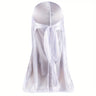 Men's Silk Durag Bonnet Bandana Silky Du Rag Doo Rag Long Tail Waves Cap