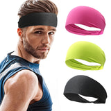 Sports Headbands Quick Dry Running Fitness Sweatband Men Woman Gym Yoga Sweat Hair Bands Yoga Elastic Hairbands Stretch Unisex