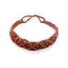 Braided Rope Headwrap Small Daisy Elastic Hair Band Turban Women Hair Scarf Crochet Bandana Macrame Hair Band Bohemian Headband