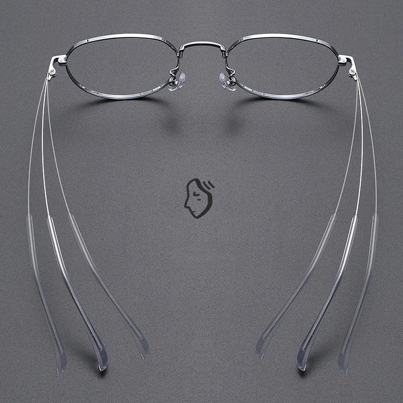 DIEDIESEE New Anti Blue Light Men's And Women's Titanium Frame Can Be Paired With Myopia Optical Prescription Glasses Frame 1901