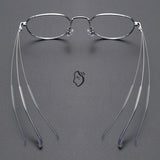 DIEDIESEE New Anti Blue Light Men's And Women's Titanium Frame Can Be Paired With Myopia Optical Prescription Glasses Frame 1901