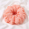 Elastics Chiffon Hair Band Solid Color Big Circle Scrunchies for Women Girl Ponytail Holder Hair Rope Hairband Hair Accessoires