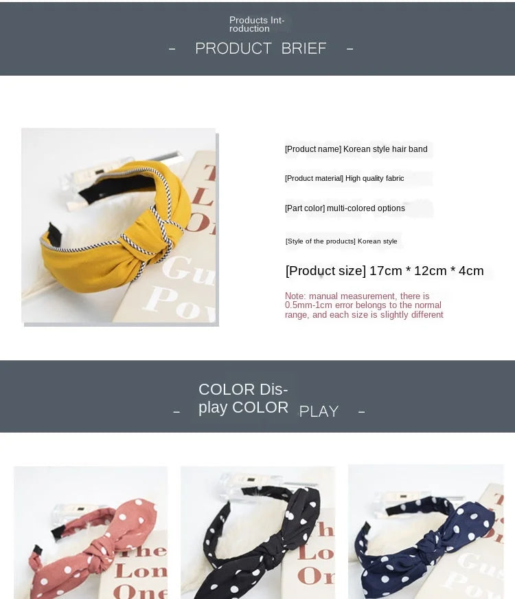 New Flower Headbands For Women Hair Hoop Knot Turban Headband Elastic Hairband Hair Accessories for Girls No Slip Stay