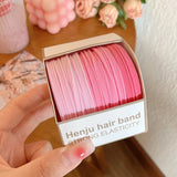 Nylon Rubber High Elastic Hair Bands Hair Ties Women Girls Candy Basic Ponytail Holder Scrunchies Gum Ropes Hair Accessories Set