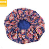 2020 New No. plus-Sized African Printing round Cap Double-Layer Satin Lining Wide Edge Nightcap Chemotherapy Hat
