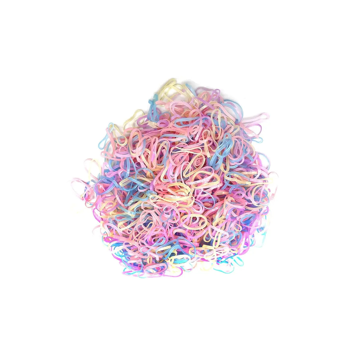 500Pcs Colorful Mini Jelly Elastic Rubber Elastics Hair Bands For Women Girl Styling Tool Set Hair Accessories Wedding Hairstyle