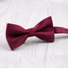 RBOCOTT Solid Bow Ties for Men Plain Party Wedding Bowtie Candy Color Bowknot Red Green Black Blue Bow TieWholesale Accessory