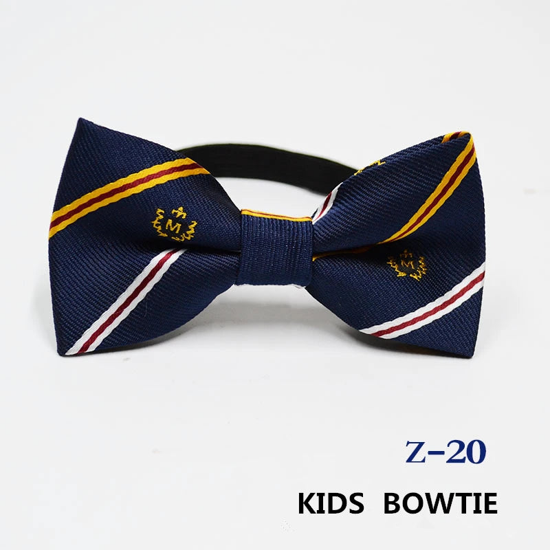 53 Color Children's Bow Tie Fashion Jacquard Baby Neckties Tie Baby Kid Kids Classical Pet Striped Butterfly Elastic Cord BowTie