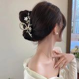 New Sweet Flower Durian Hair Claw Clip Ponytail Grab Hair Clips Shark Clip Woman Hairpins For Girl Hair Accessories Headdress