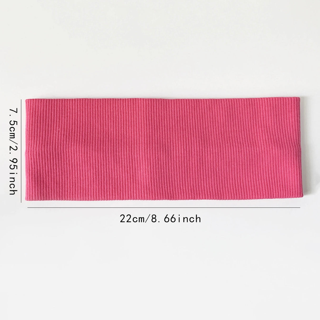5PCS Solid Color Elastic Hairband Running Fitness Sport Headband Yoga Sweat-absorbing Headband Fashion Headband Hair Accessories
