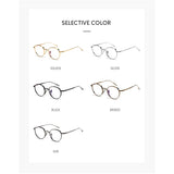 2015 Round Eyeglass Titanium Retro Square Glasses Frames Men Women Eyeglasses Frames Eyewear Business Korean Spectacles Frame