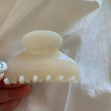 Elegant Acetate Hair Claw Medium Size Sweet Hair Clip Shark Clip Women Hair Accessories Headwear