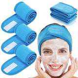 3pcs Women Soft Toweling Headbands Adjustable Sports Hairband Yoga Spa Bath Shower Wash Face Make Up Skincare Wide Head Band