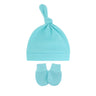 Newborn Baby Hat with Gloves Autumn Winter Warm Cotton Kids Beanies Stuff Children Accessories Infant Nightcap 0-6 Months Babies