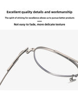 Classic Desgin Pure TitaniumDouble Bridge Glasses Men Optical Frame Luxury Ultra Light Eyegalsses Frames Myopia Eyewear Frame