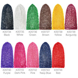 Fashion Women Crochet Hair Snood With Elastic Edge Long Hair Net Mesh Sleeping Nightcap Turban Headwear Hair Net