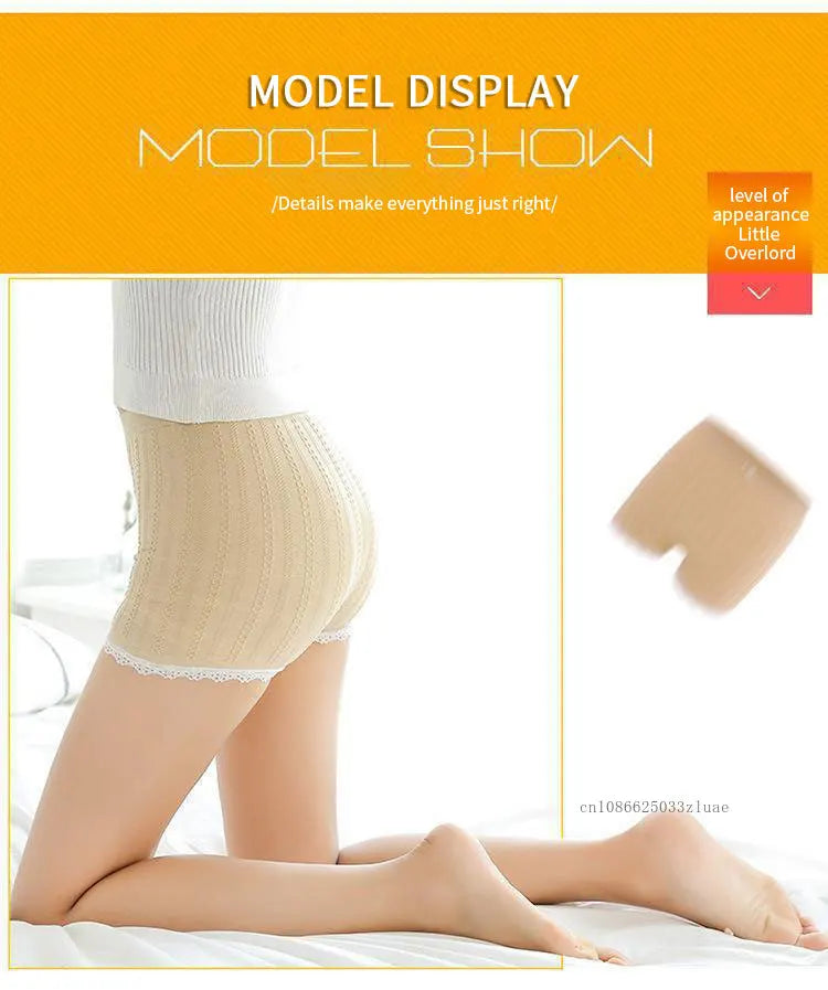 One Size Sexy Lace Seamless Shorts Sexy Short Pants Women Safety Pants for Dress Panties Skirt Shorts Women Breathable Shorts