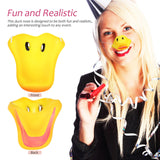 Duck Bill Beak Nose Funny Yellow Duck Nose Animal Snout Fancy Duck Costume Masquerade Masks