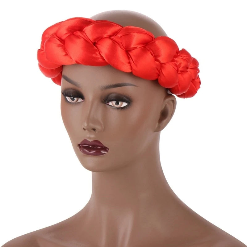 Twisted Hair Band Office Headbands Party Hairband Latest Satins Sports Headwear for Stylish Men and Women