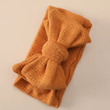 Baby Headband Hair Accessories Infant Girl Hairbands Bows Elastic Turbans for Newborn Babies Cotton Knitted Hair Band Baby Items