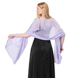 Pure Color Chiffon Shawls for Evening Dresses Women Wedding Evening Party Capes Scarves Summer Beach Towel Sunscreen Shawl