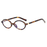 Oval Small Frame Retro Female Korean Plain Glasses Anti-blue Light Eyeglasses Eye Protection Ladies Optical Spectacle Eyeglass