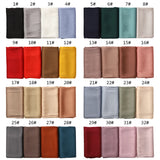 FASHION Medine silk CRINKLED SATIN SILK HIJABS WOMEN LONG SOLIDER COLOR PLAIN HIJABS Headband Maxi lslamic Sjaal 180*70CM 2022