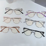 Blue Light Blocking Glasses for Women Fashion Office Optical Spectacle Computer Glasses Blue Ray Blocking Eye Protection Eyewear