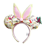 Mickey Minnie Ears Headband Cartoon Animal Plush EARS COSTUME Hallowmas Headband Cosplay Plush Gift Doll Girls Party Hair band