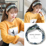 Cross elastic headband chiffon silk headband ladies headband hair accessory sports face wash