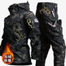 Tactical Winter Set Men's Outdoor Windproof Waterproof Suit Multi-Pocket Soft Shell Hooded Jackets Sharkskin Work Pants