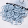 50PCS Macaron Rubber Band Hairband Headband High Elastic Durable Hair Ring Tied High Ponytail Women's Kids Hair Headwear