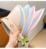 Sanrio Sunscreen Hat Cinnamoroll My Melody Kuromi Pompompurin Anti-Uv Sunshade Cap Large Tongue Sun Hat Kids Birthday Gifts
