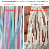 (45M) 3mm Satin Ribbon 100% Polyester High Quality Double Face Tapes Both Sides Satin and Glossy Bows Making 1/8" 508319