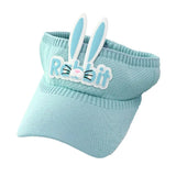 Kids Baseball Hat Empty Top 3D Rabbit Ears Baby Sun Hat Lovely Summer Hat Beach Sun Visor Cap Outdoor Supply For Girls Boys