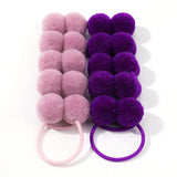 10Pcs/lot Grosgrain Ribbon Pigtail Hair Bows Elastic Hair Ties Hair Bands Holders Girls Baby Hair Accessories for Baby Infants