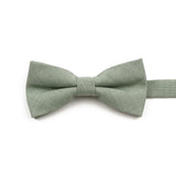 High Quality Mens Solid Color Bowtie Set For Men Children Wedding Party Dinner Accessory Pink Orange Father-son Bow Tie Gift