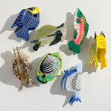Creative Funny Acetate Tortoise Sturgeon Fish Shark Hairpin Oversize Marine Animal Barrettes Thick Hair Clip Claw Accessories