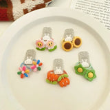 Hair Accessories Girls Bands Bandeau Cheveux Scrunchies Elastic Fille Korean Haarband Rubber Brown Children Gomas Gift Kids