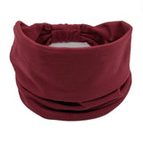 Headwrap Solid Color Knot Wide Headbands for Women Soft Cotton Sports Elastic Hair Bands Accessories Yoga Bandana Bandage
