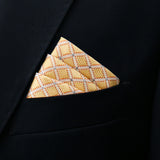 New Style Handkerchief Hot sale Black Suit Accessories Solid Kerchief Men Wedding Party Birthday Gift Pocket Square Paisley