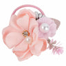 Handmade Flower Elastics Hair Ties For Kids Girls Stretchy Rubber Hairband Slim Headband Scrunchies Ponytail Holder Ring Loop