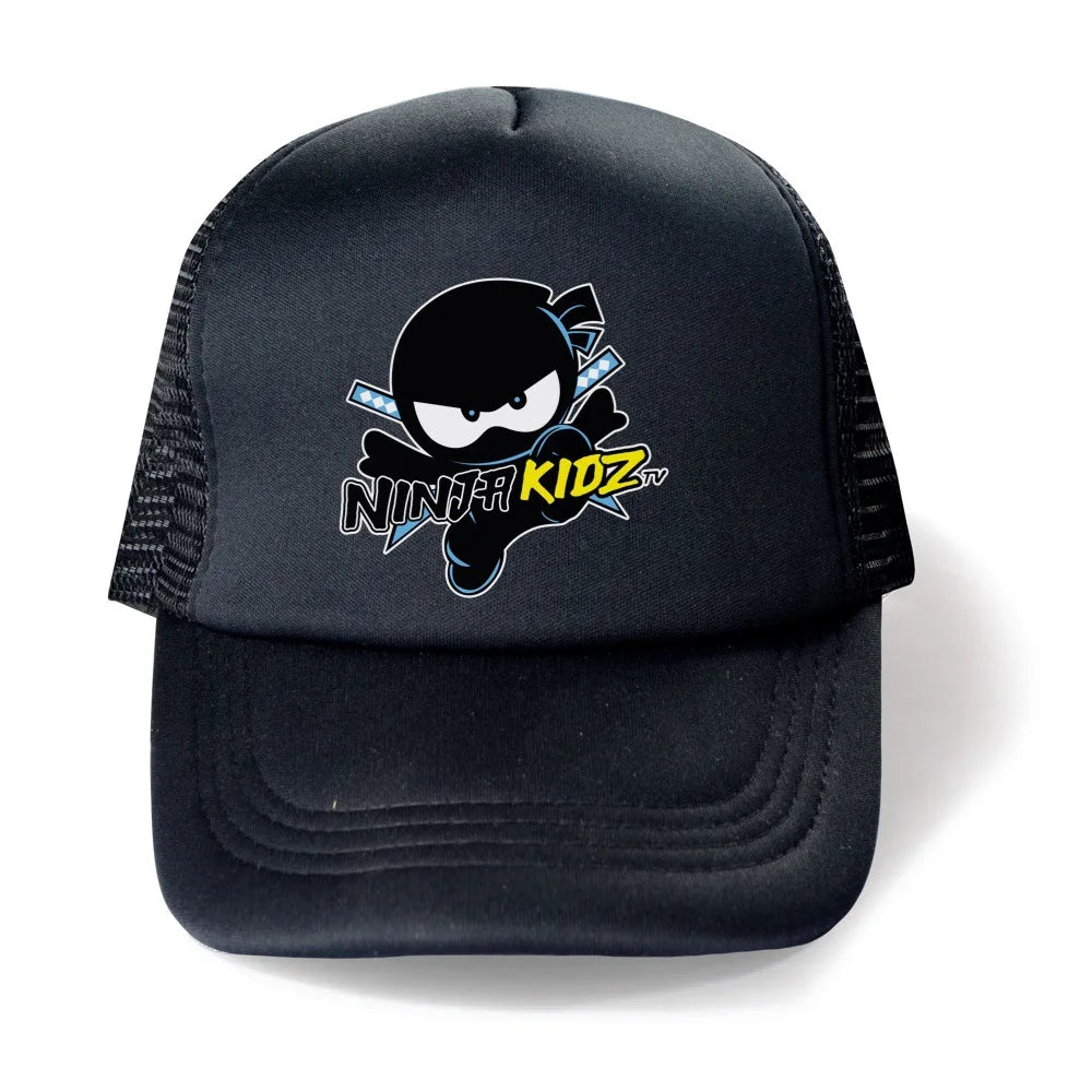 2024 New Cute NINJA KIDZ Baby Hat Kids Boy Adjustable Baseball Caps Boys Girls Hats Children Snapback Hip-Hop Sun Hat