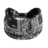 Wide Printed Bandanas Hairbands Boho Knot Turbans Yoga Elastic Head Wrap Women Headband Headwear Fashion Hair Band Accessories